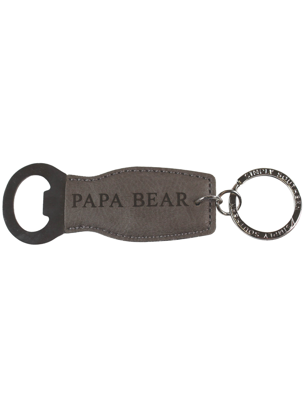 Men's Leather Key Chain