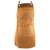 Leather and Sturdy Cotton Apron