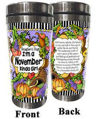 Birthday Month Girl Tumblers