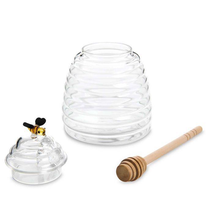 Honey Jar w/Dipper (16oz)