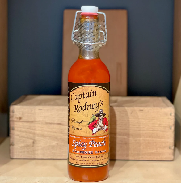 Capt Rodney's Spicy Peach BBQ Sauce