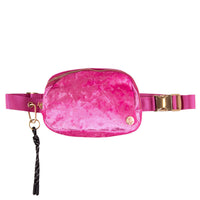 Velvet Belt Bag/Fanny pack