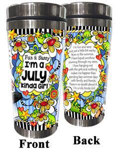 Birthday Month Girl Tumblers