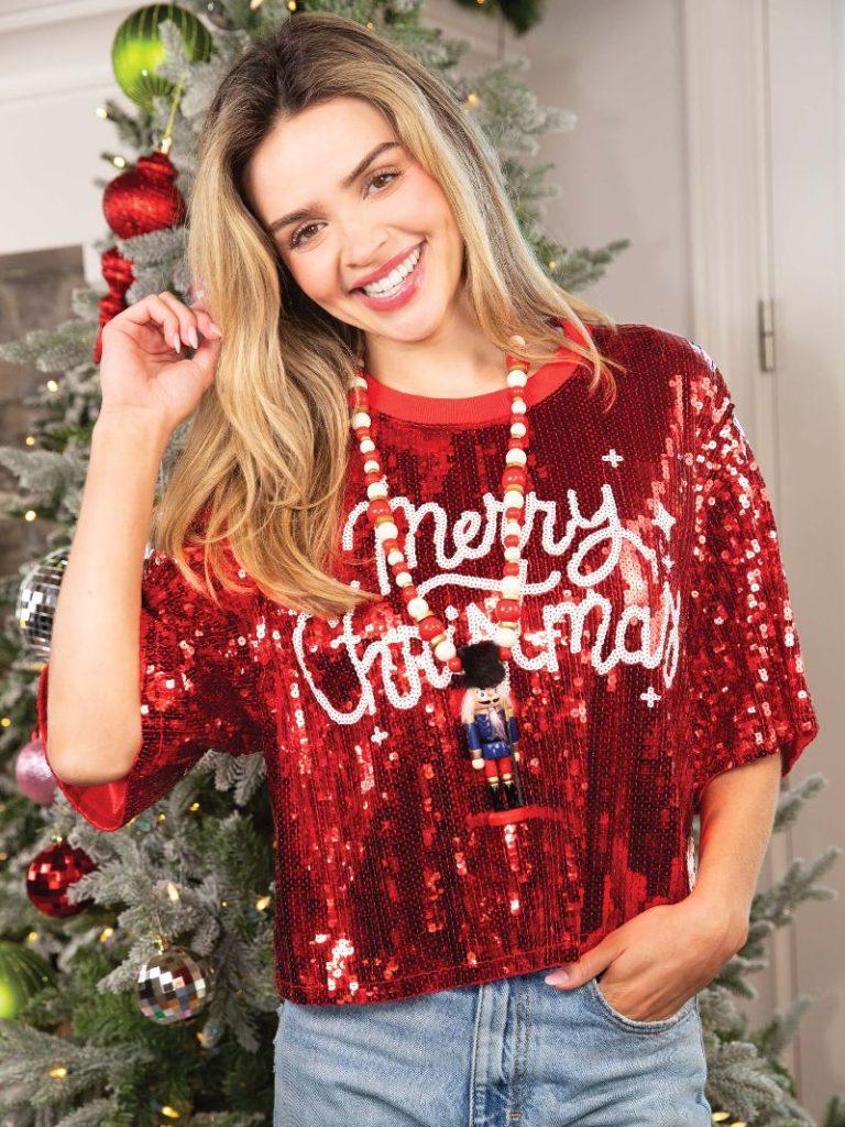 Holiday Sequin Tops